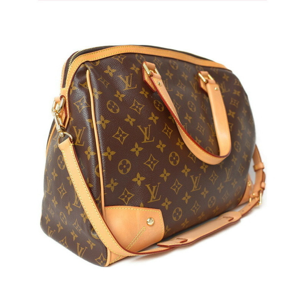 Louis Vuitton Brown Retiro Monogram Leather Bag
